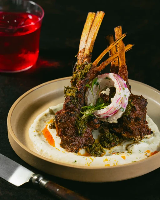 Clay Oven Braised Lamb Chops at NOBA
