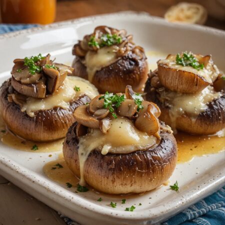 French Onion Soup Flavored Mushrooms