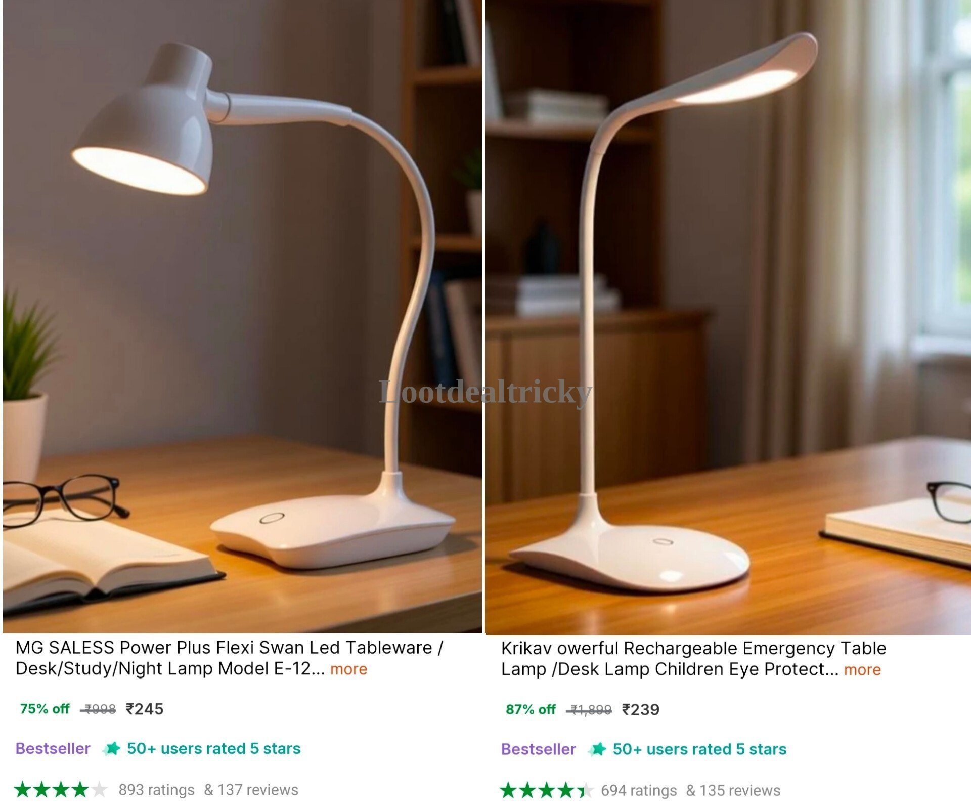 Rechargeable Led Desk Offer Image