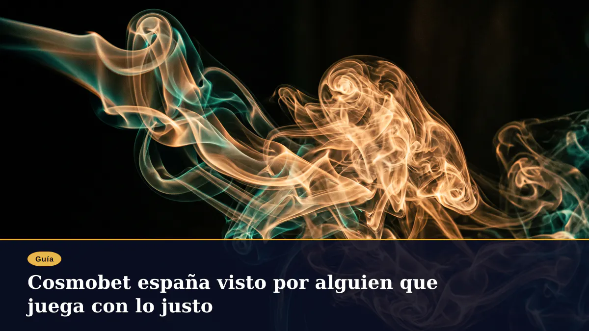 Cosmobet españa visto por alguien que juega con lo justo