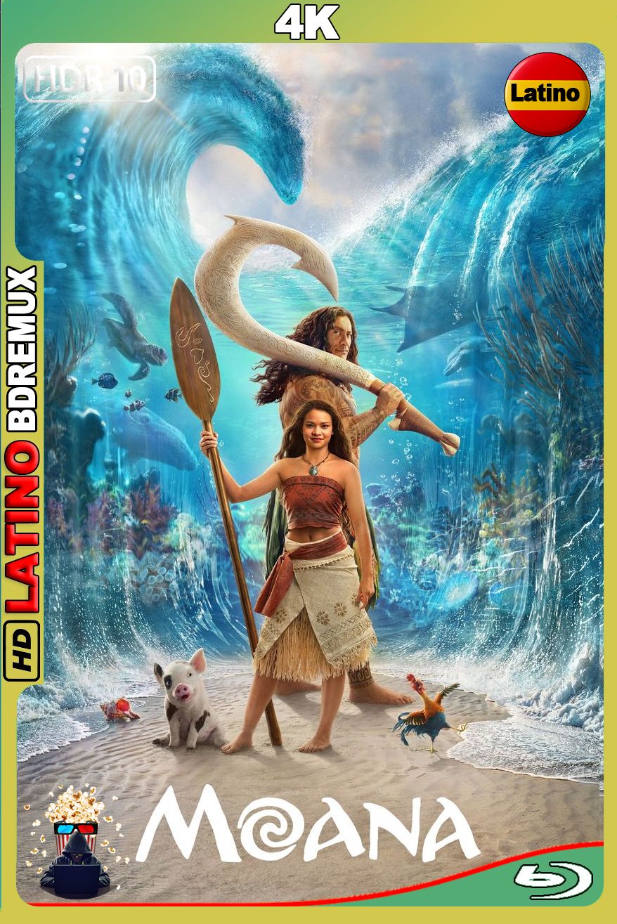 Moana (2026) [2160p] BDREMUX 4K DV HDR10 [Latino-Castellano-Inglés-Francés]