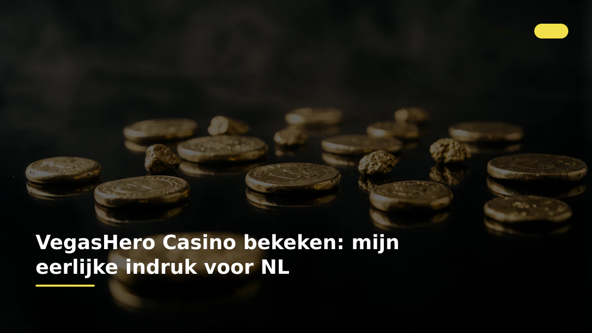 VegasHero Casino bekeken: mijn eerlijke indruk voor NL