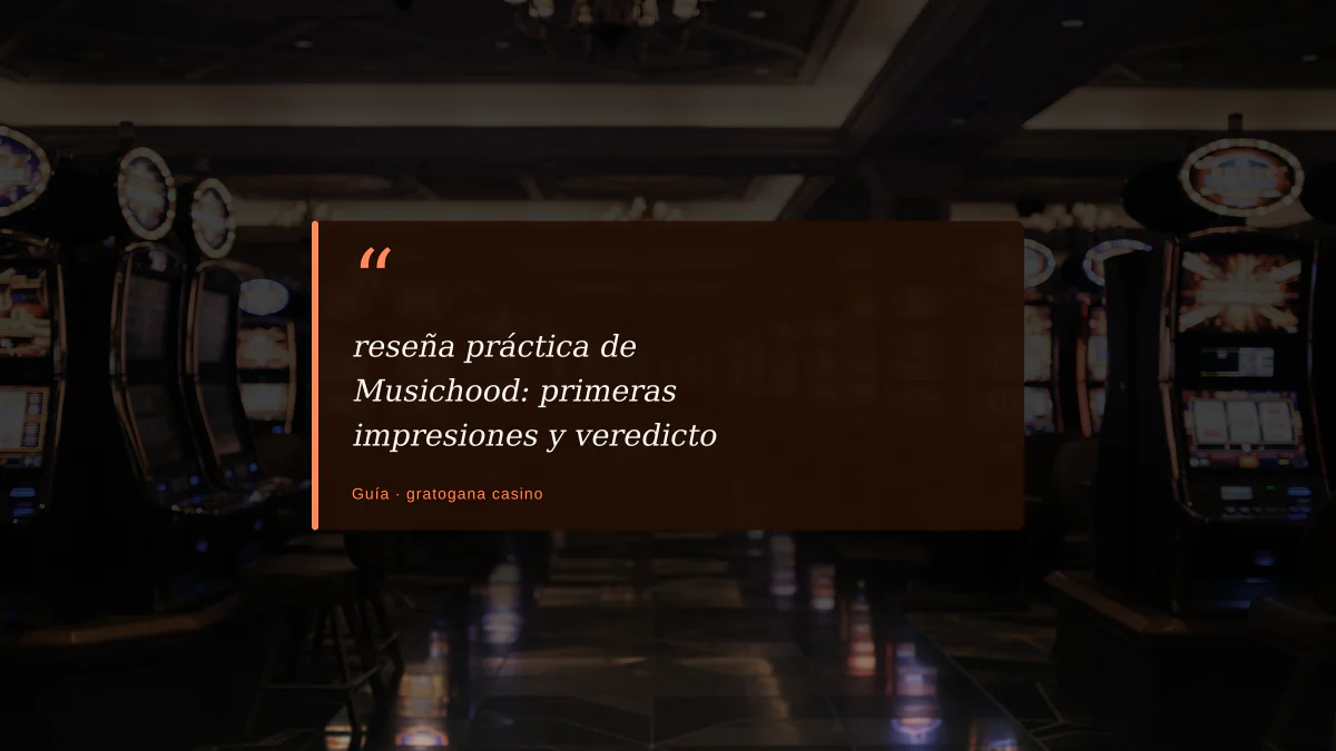 reseña práctica de Musichood: primeras impresiones y veredicto