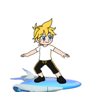Kagamine Len on Formula Star SMB
