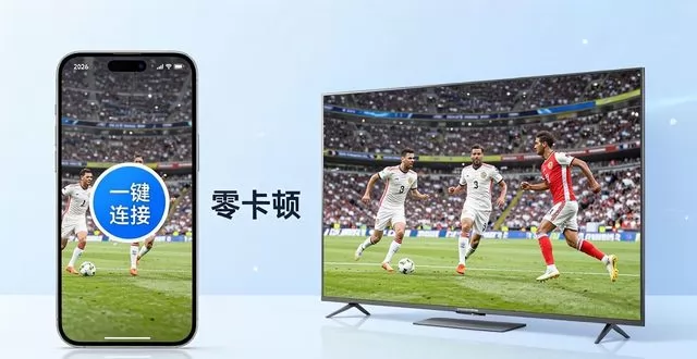 2026 世界杯手机投屏看球设置教程，一键连接电视零卡顿