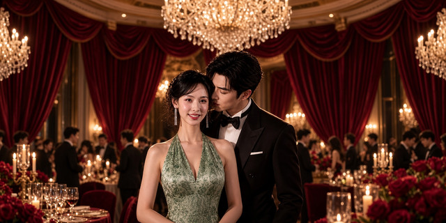 红果AI成人短剧 宴会后的秘密招待  旗袍女星沙发被剥衣吸乳 宴会现场双手握肉棒下体被玩到仰头浪叫