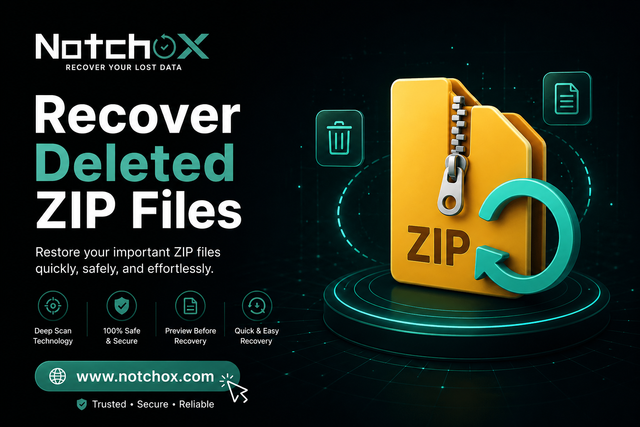 Recover Deleted zip files