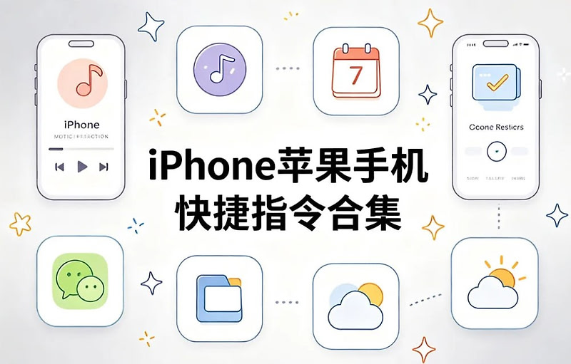 iPhone苹果手机快捷指令合集，一键自动化日常操作