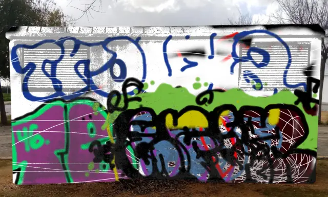 Graffiti artwork by Rickertos