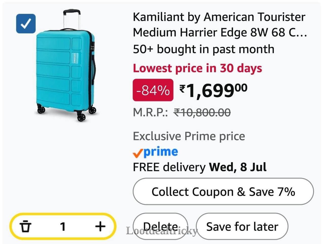 84 Off American – Fantastic Price Cut @ 84% OFF