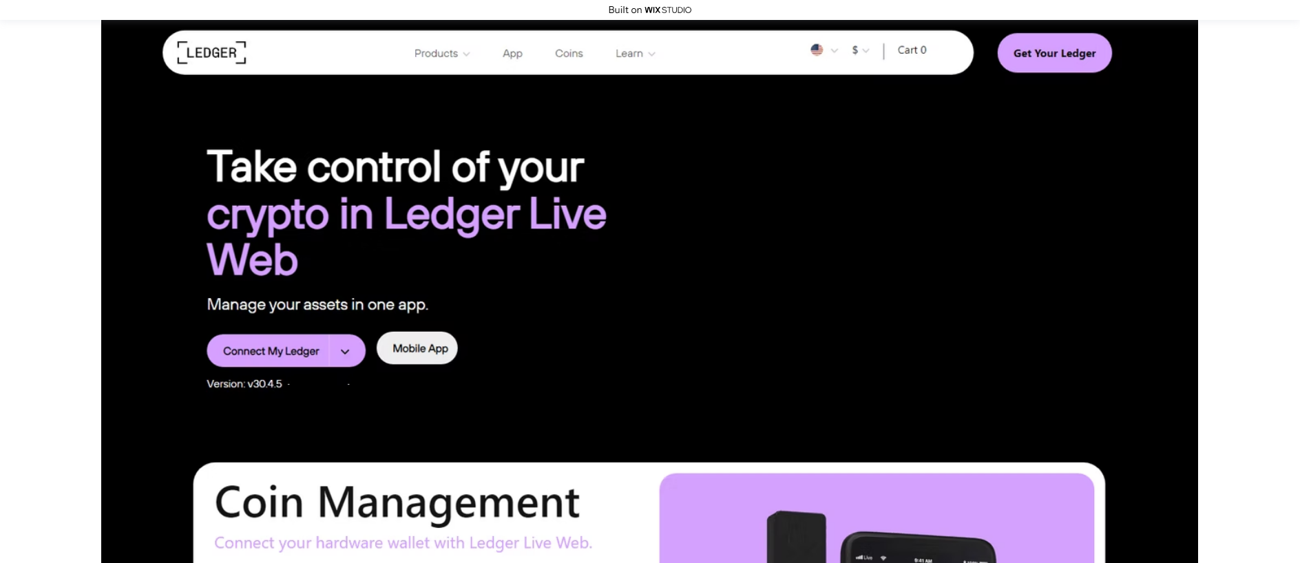 Screenshot of introcomledgr.wixstudio.com
