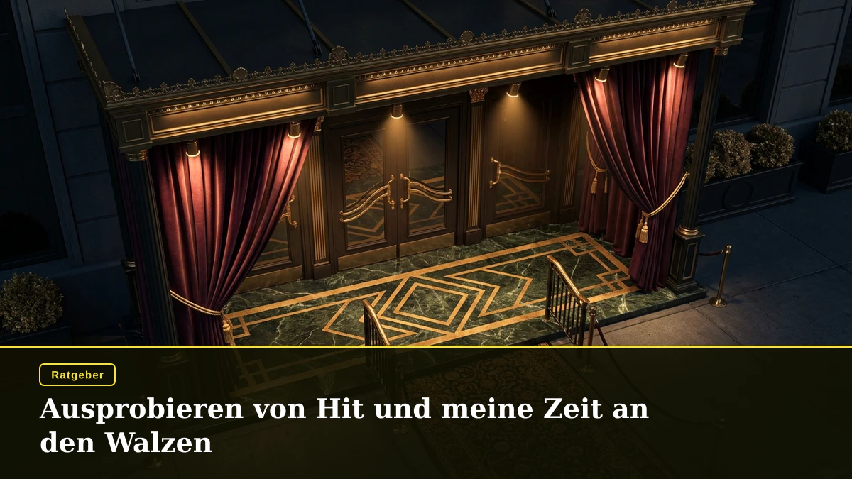 Ausprobieren von Hit und meine Zeit an den Walzen