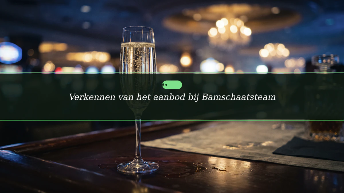 Verkennen van het aanbod bij Bamschaatsteam