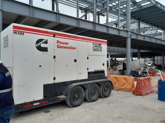 1000 KW diesel generator installation