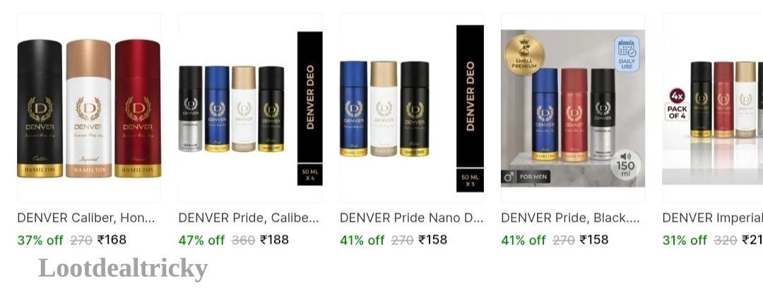 Denver Deo Set – Just ₹165 | Exclusive Sale Discount