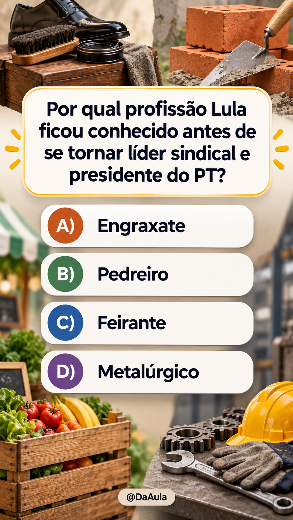 Lula era metalúrgico? Conheça sua profissão antes da carreira política