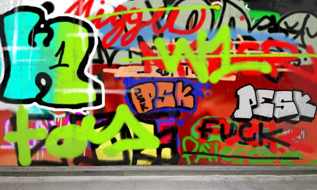 Graffiti artwork by DECAY