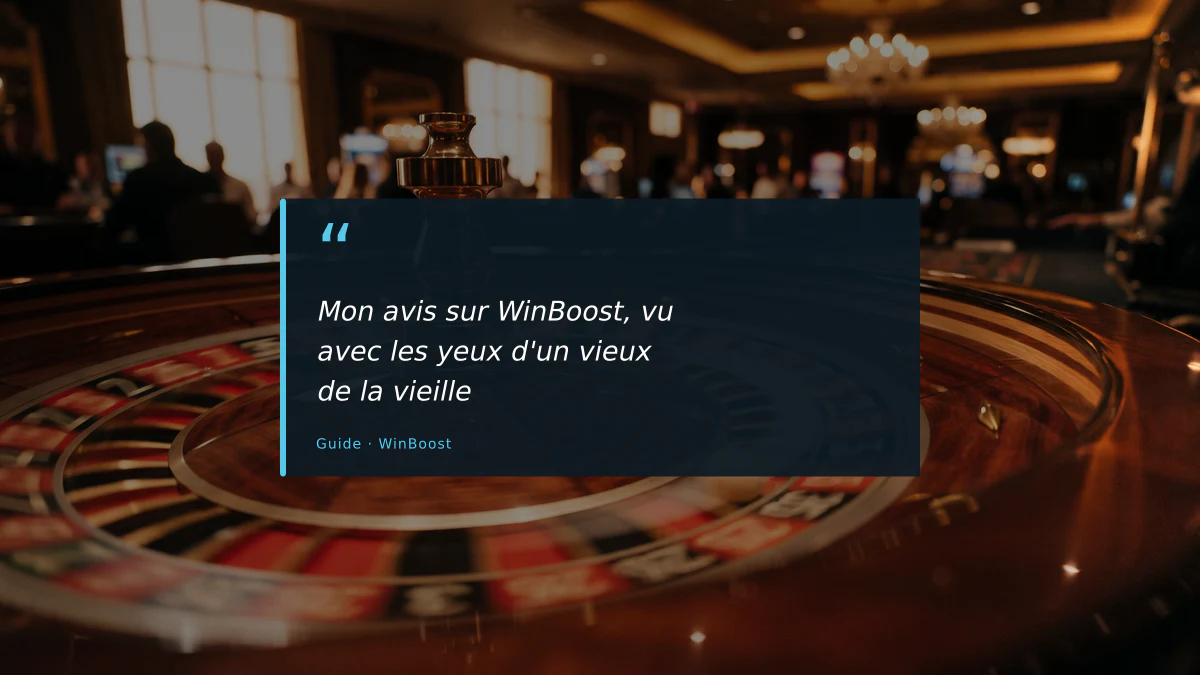 Mon avis sur WinBoost, vu avec les yeux d'un vieux de la vieille