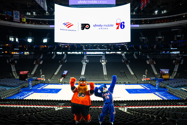 Xfinity Mobile Arena Phildelphia 76ers