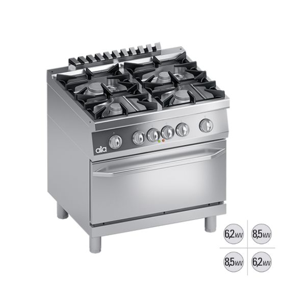 FOGÃO A GÁS K7MCUP10FF - Gama 700 - A Gás