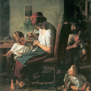 Mutter-mit-Kindern