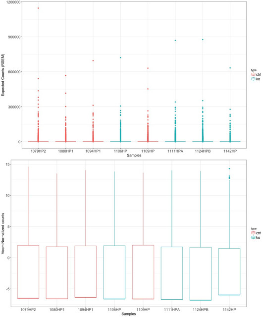 read distribution per Sample