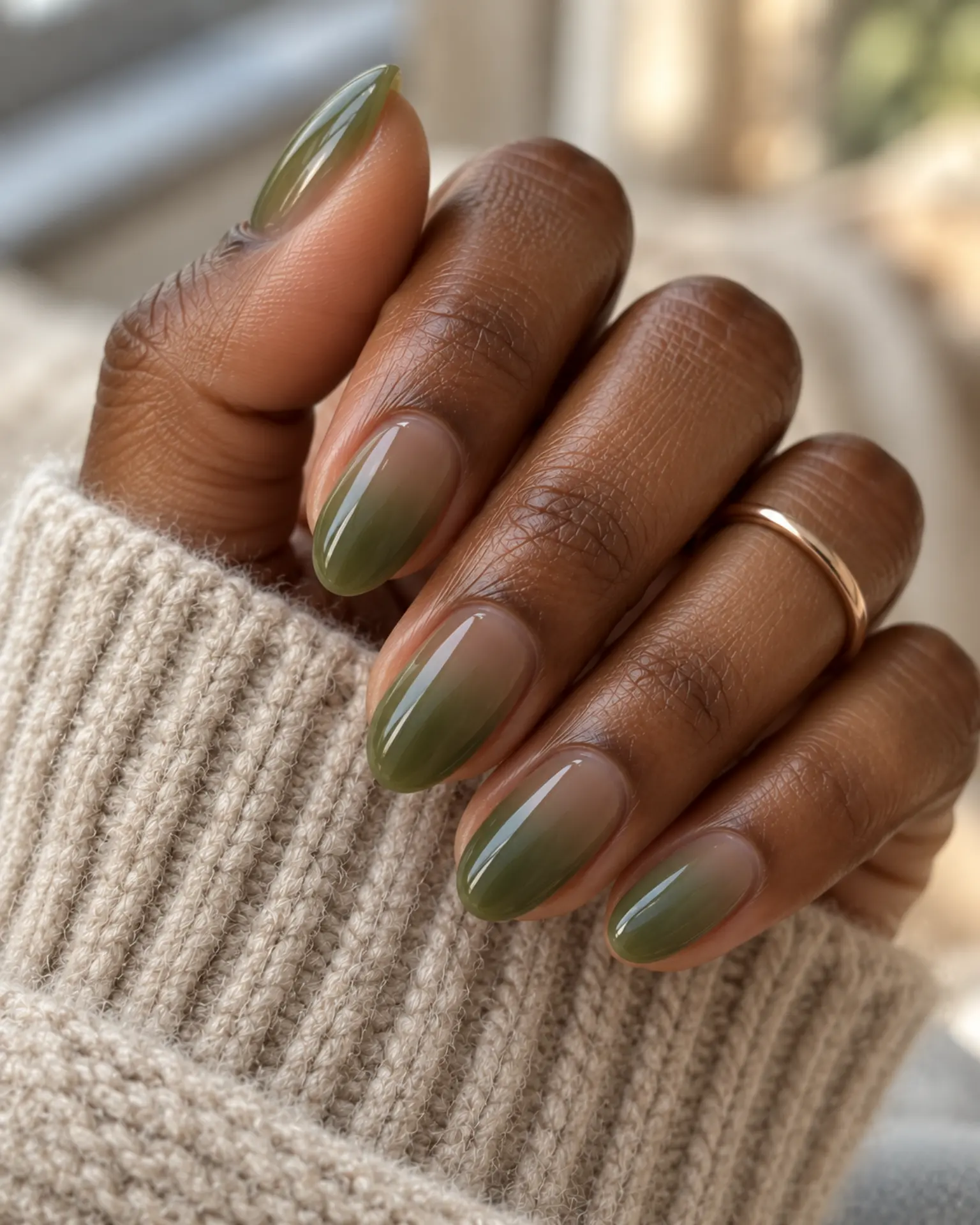 Green Sheer Jelly Wash manicure inspiration for green nail ideas