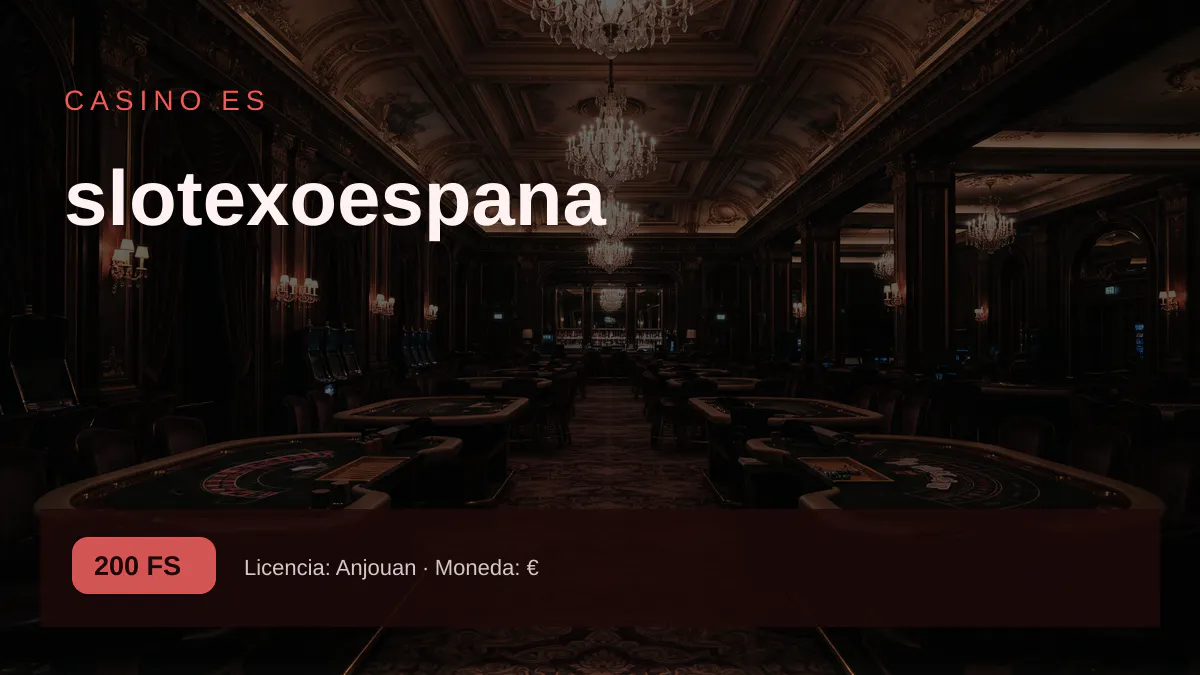 slotexoespana casino &mdash; bono de bienvenida 100% hasta 500 &euro; + 200 FS, pagos: Visa, Mastercard, Skrill, Neteller, Paysafecard