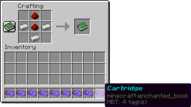 Cartridge recipe