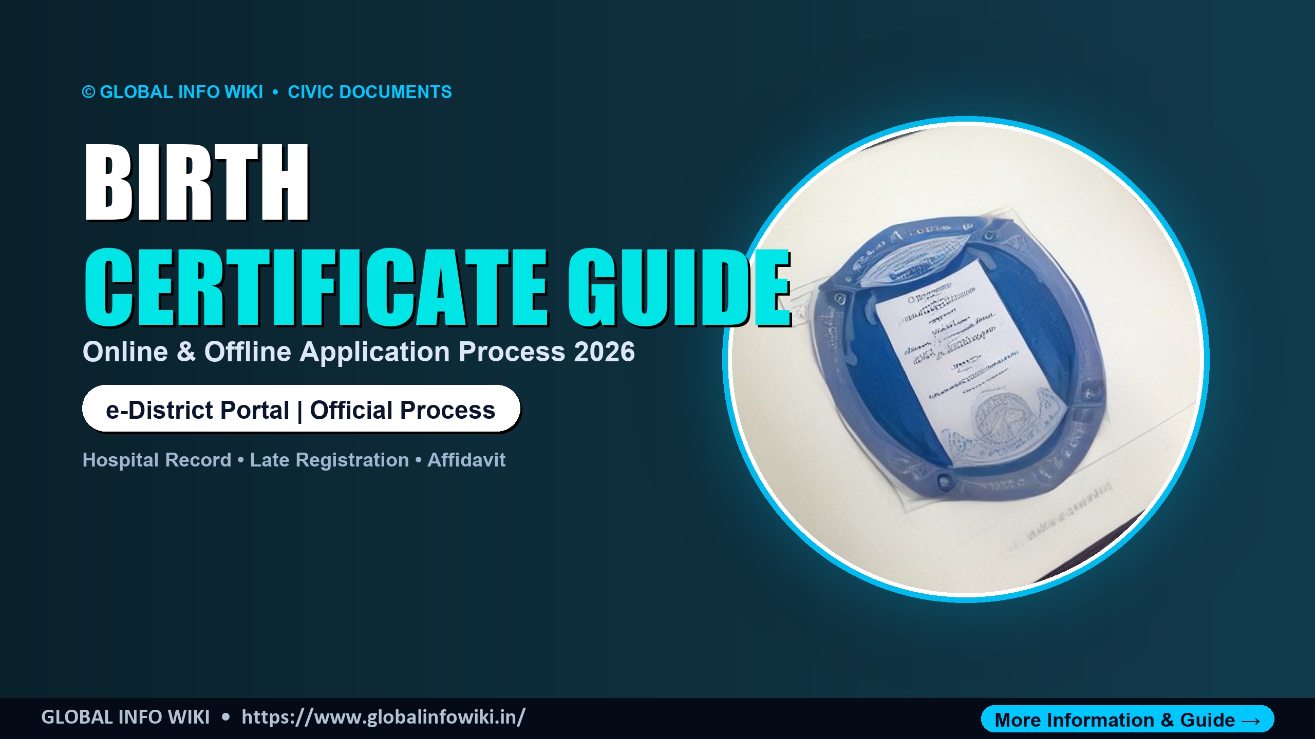 Birth Certificate Apply Kaise Kare — Online Offline Process Documents India 2026 Birth Certificate Apply Kaise Kare — Online Offline Process Documents India 2026