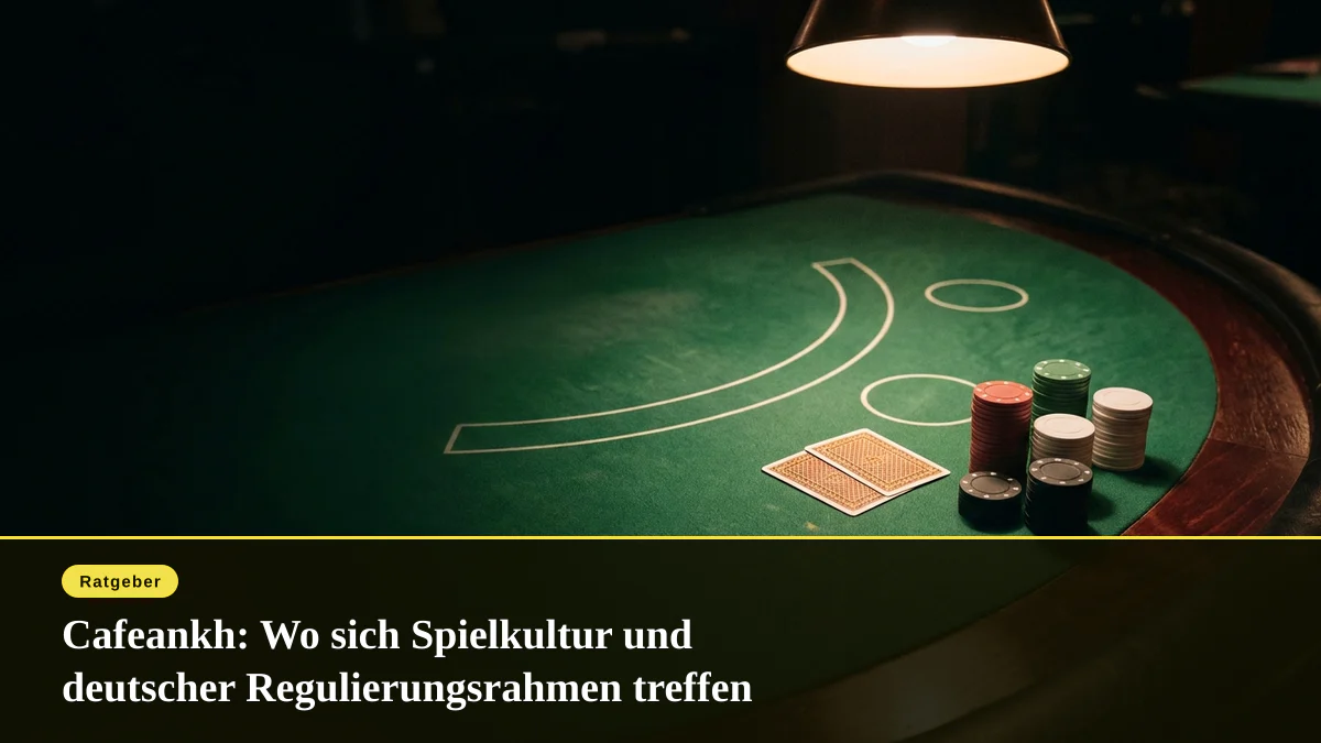 Cafeankh: Wo sich Spielkultur und deutscher Regulierungsrahmen treffen