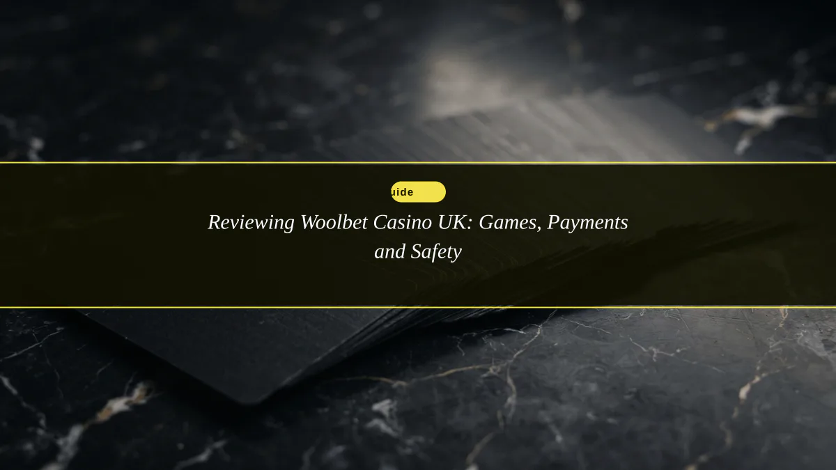 Reviewing Woolbet Casino UK: Games, Payments and Safety