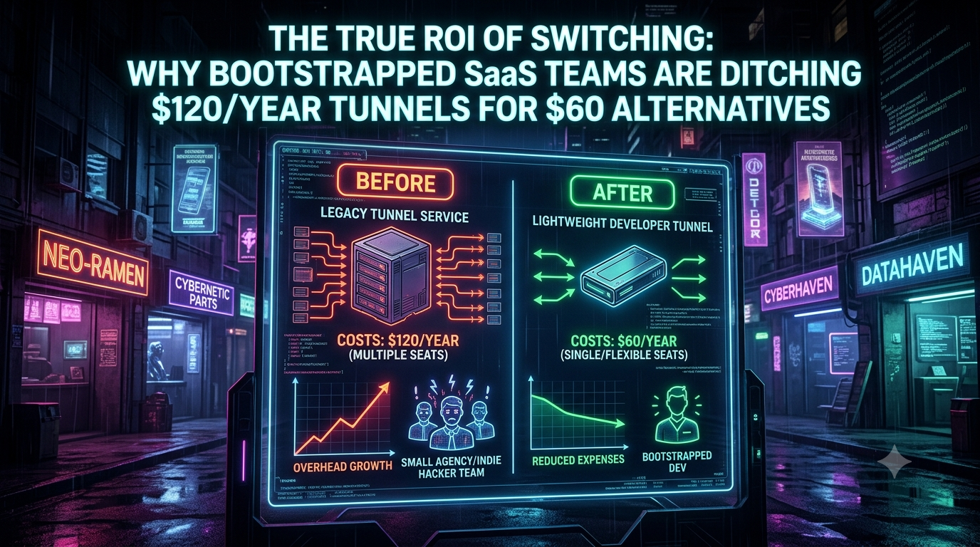 The True ROI of Switching: What Bootstrapped SaaS Teams Really Save on Developer Tunnels