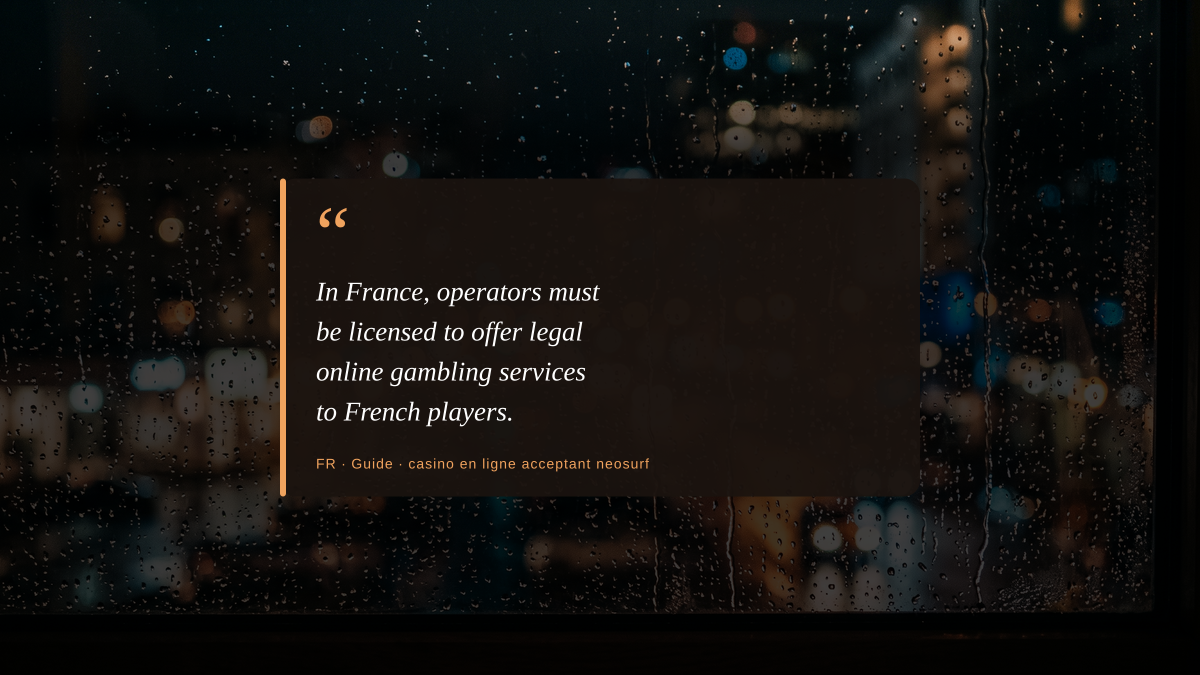 Jouer avec Neosurf : guide pour les joueurs en France