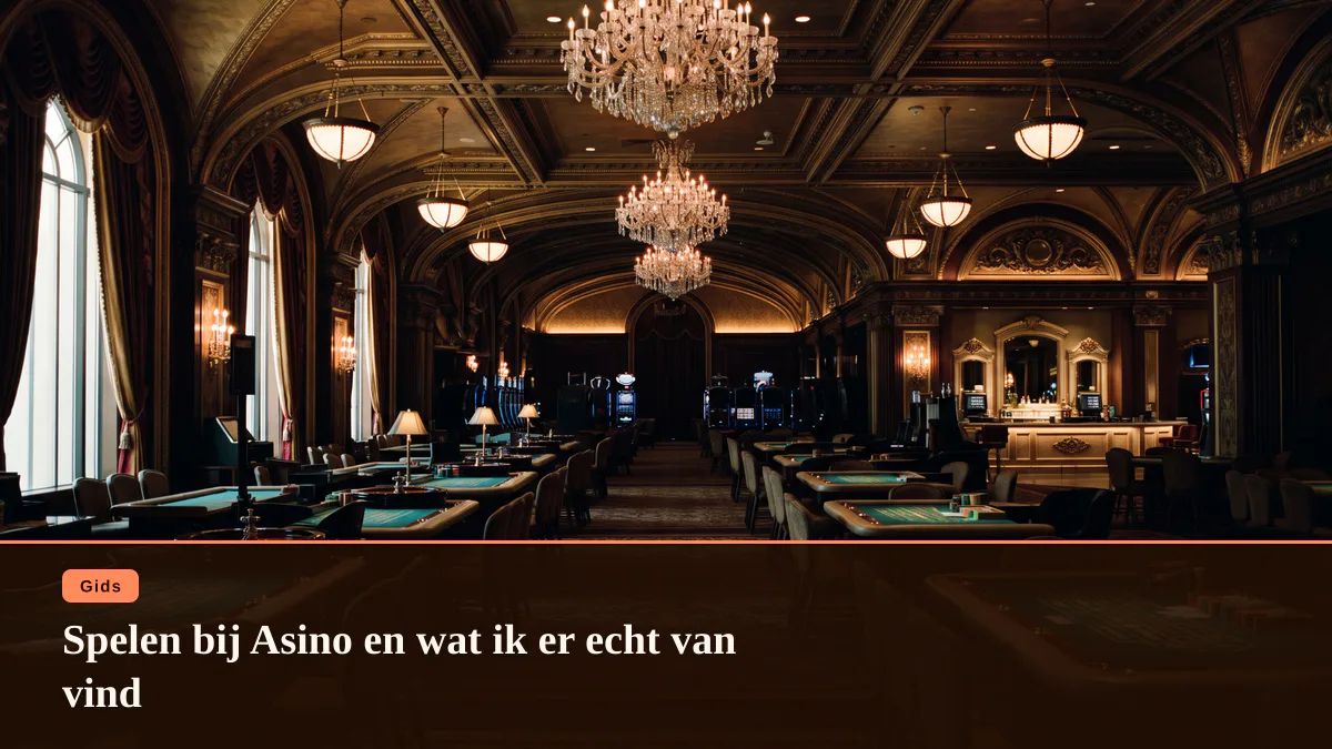 Spelen bij Asino en wat ik er echt van vind