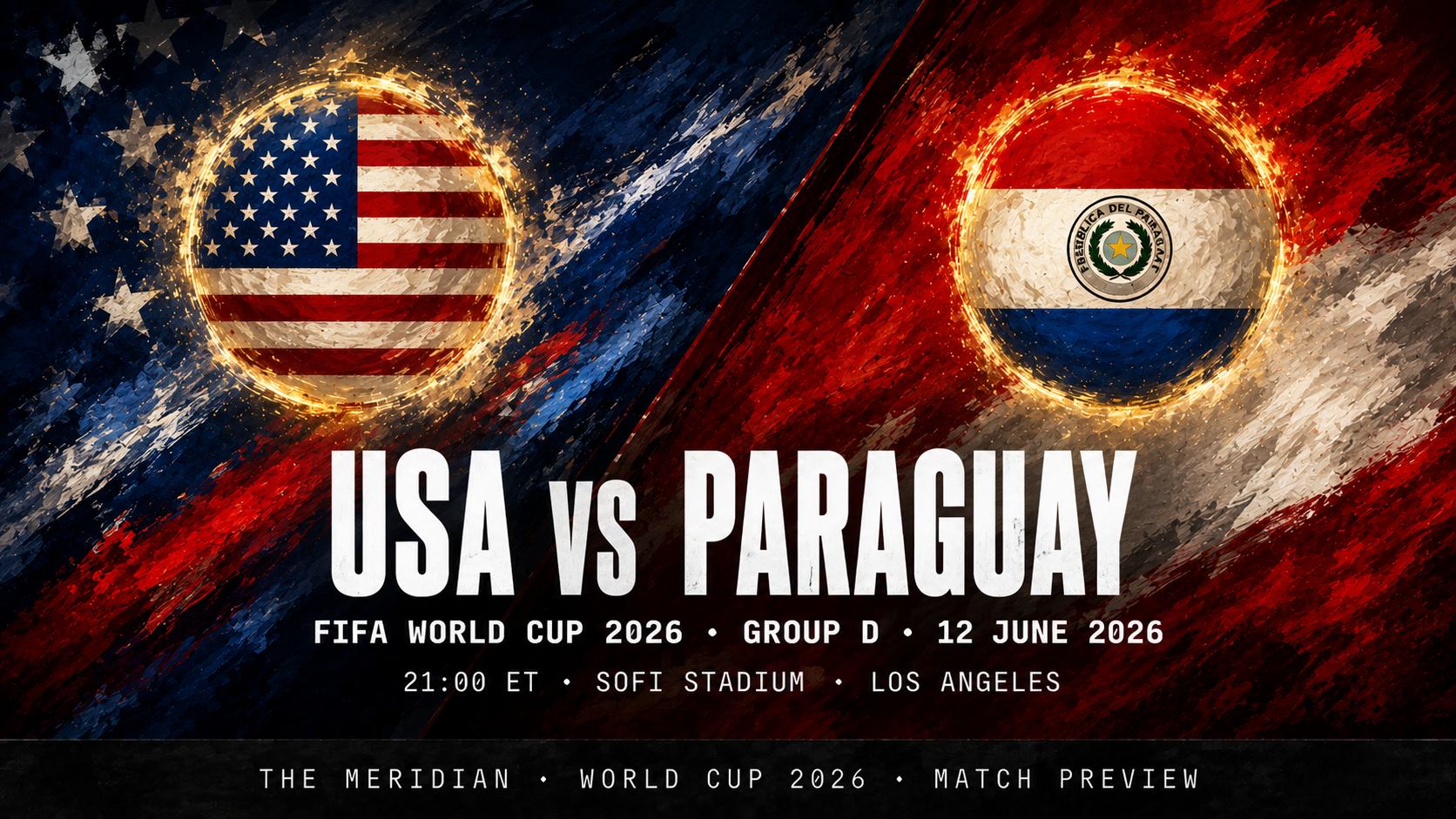 USA vs Paraguay World Cup 2026 SoFi Stadium Los Angeles The Meridian