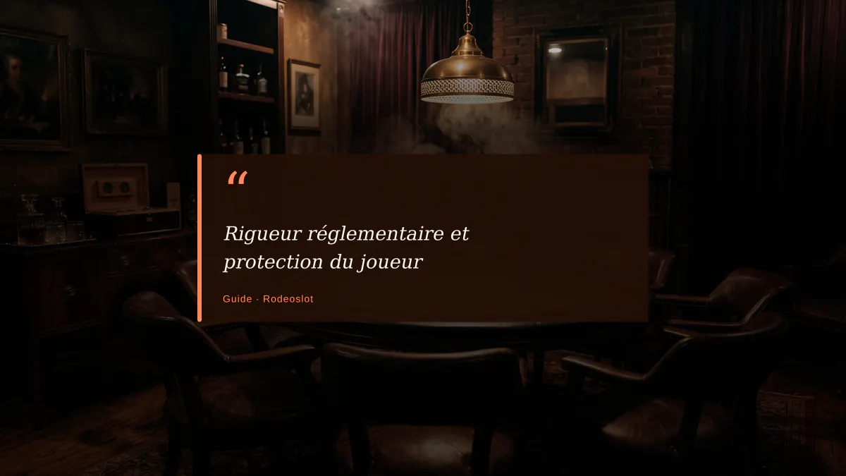 Rigueur réglementaire et protection du joueur