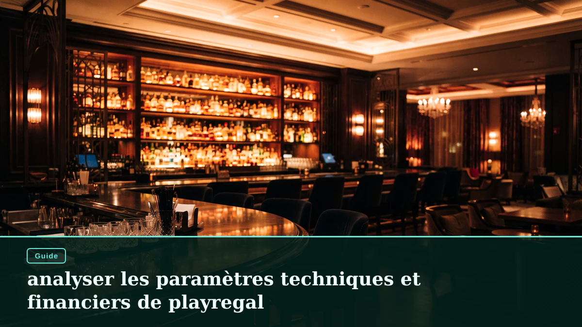 analyser les paramètres techniques et financiers de playregal