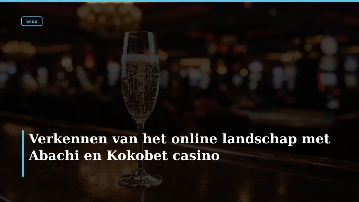 Verkennen van het online landschap met Abachi en Kokobet casino