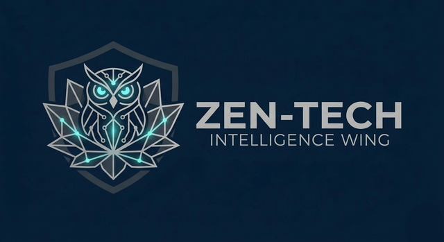 Abstract representation of Zen-Tech server infrastructure