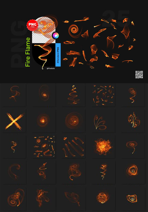 Fire Flame PNG Pack