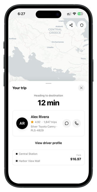 Route screen 4