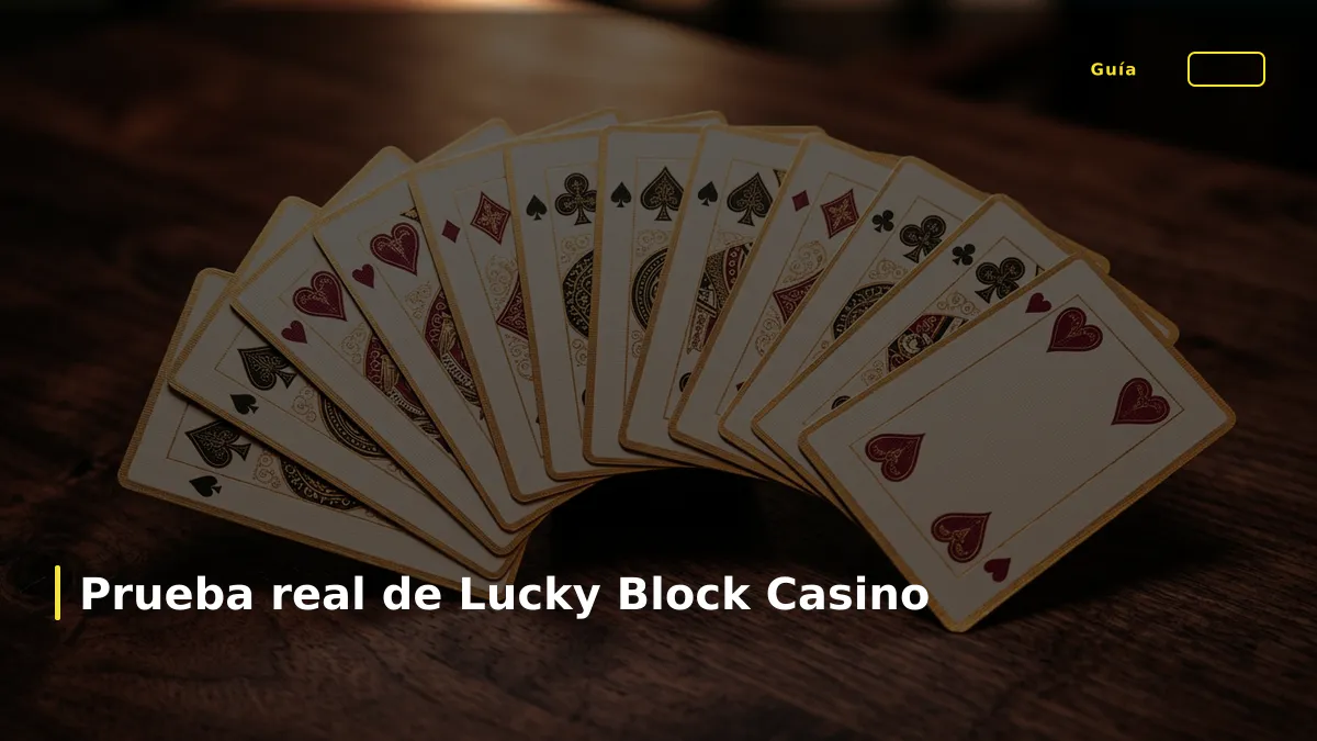 Prueba real de Lucky Block Casino