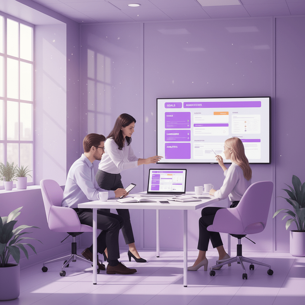 Hotel analytics dashboard showing clicks, bookings, and ROI