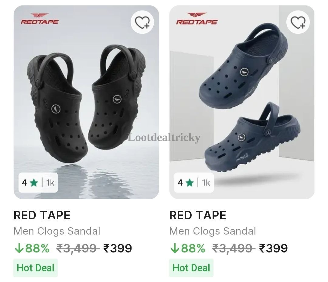 Red Tape Clogs – Just ₹399 | Top Unbeatable Deal
