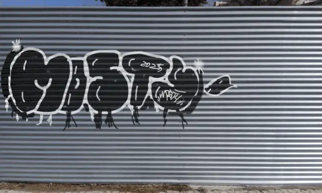 Graffiti artwork by Mosty