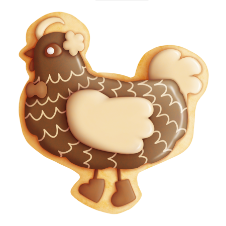 Cookie style drawing of Soft Molassass Cookie.