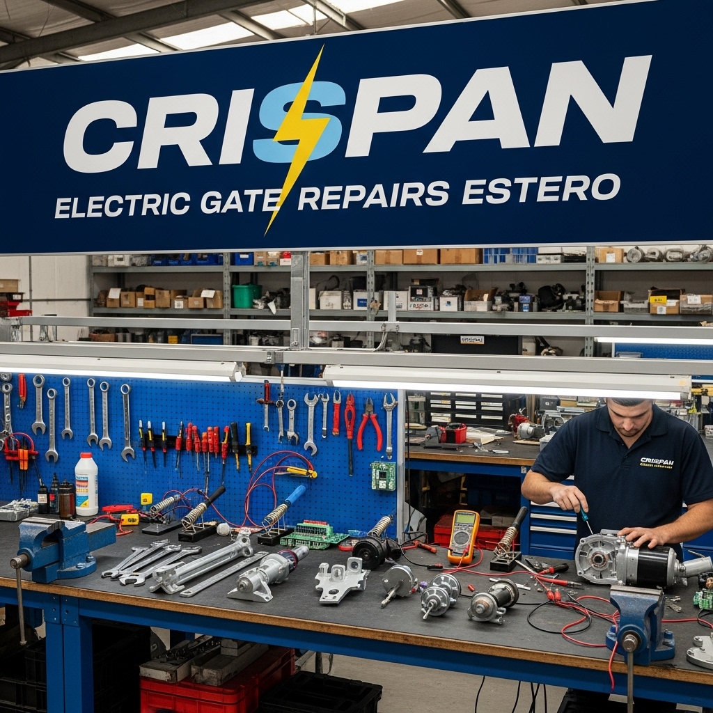 Crispan Electric Gate Repairs Estero Logo - Gate Repair Service