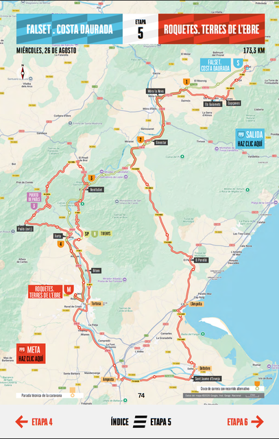 Stage 5 route