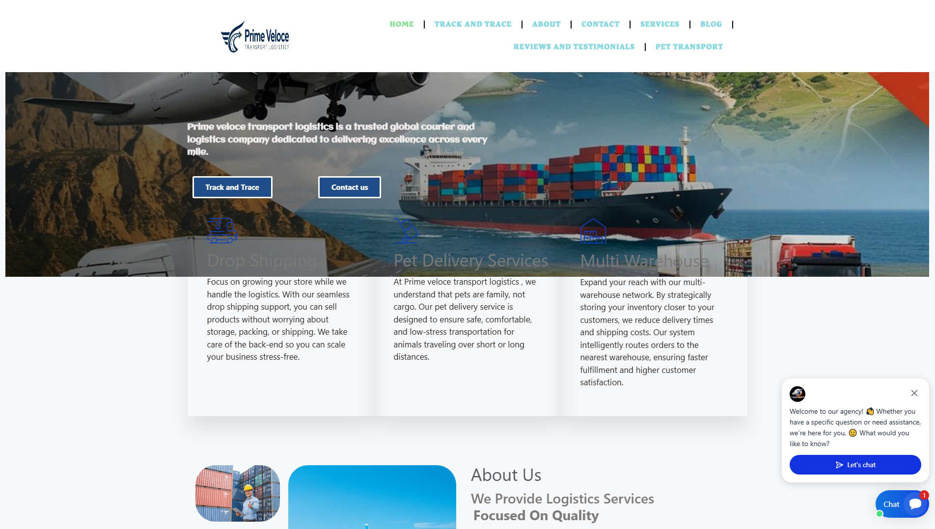 Stored capture of primevelocetransportlogistic.site